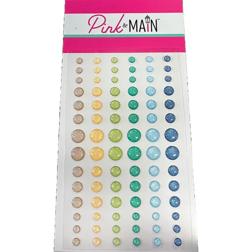 Pink and Main - Enamel Dots - Glitter - All Occasion