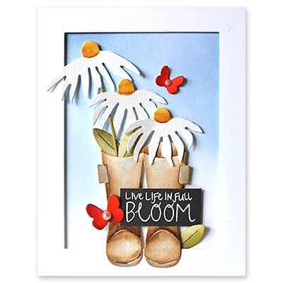 Penny Black - Cherished Collection - Creative Dies - Delicate Daisies