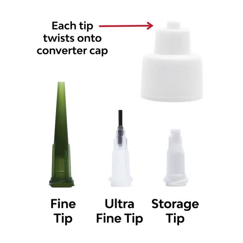 Scrapbook.com - Artis Craft Glue - Perfect for Paper - Precision Tips and No Clog Pin Bundle - 4 fl oz