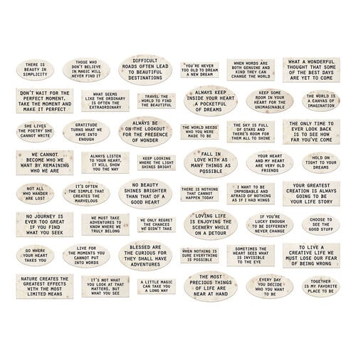Idea-ology - Tim Holtz - Quote Chips - Labels 3 Idea-ology - Tim Holtz - Quote Chips - Labels