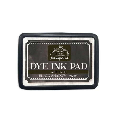 Stamperia - Create Happiness - Dye Ink Pad - Black Shadow 1 Stamperia - Create Happiness - Dye Ink Pad - Black Shadow
