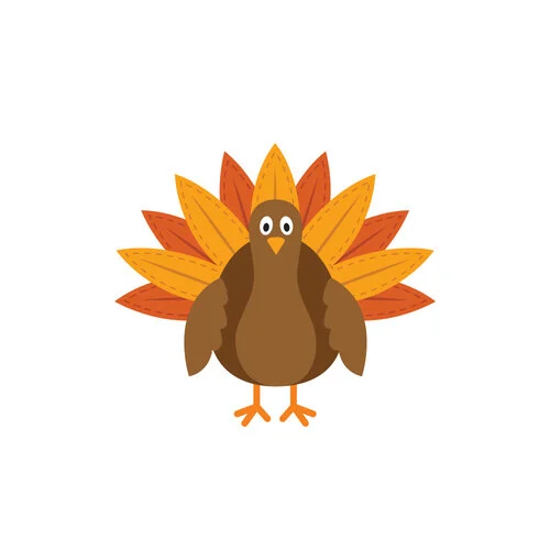 Scrapbook.com - Decorative Die Set - Turkey Time