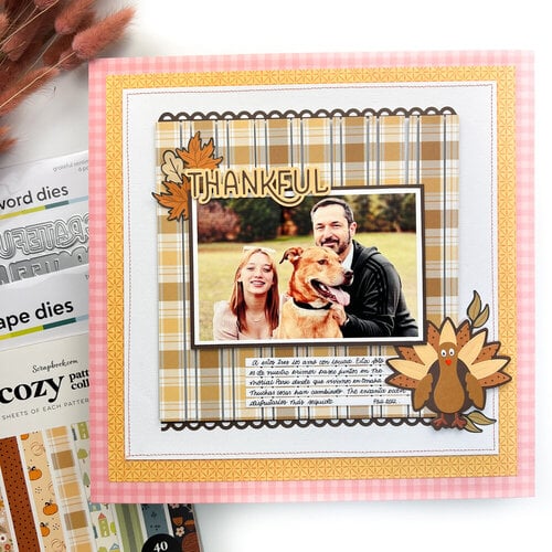 Scrapbook.com - Decorative Die Set - Turkey Time