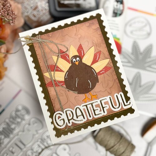 Scrapbook.com - Decorative Die Set - Turkey Time