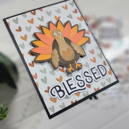 Scrapbook.com - Decorative Die Set - Turkey Time