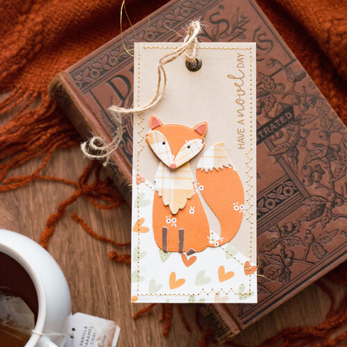 Scrapbook.com - Decorative Die Set - Cozy Autumn - Fox 4 Scrapbook.com - Decorative Die Set - Cozy Autumn - Fox