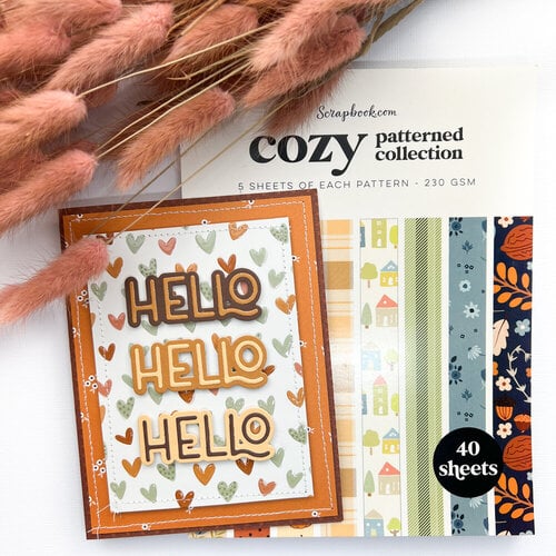 Scrapbook.com - Decorative Die Set - Cozy Autumn - Fox 5 Scrapbook.com - Decorative Die Set - Cozy Autumn - Fox