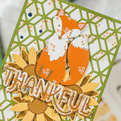 Scrapbook.com - Decorative Die Set - Cozy Autumn - Fox 6 Scrapbook.com - Decorative Die Set - Cozy Autumn - Fox