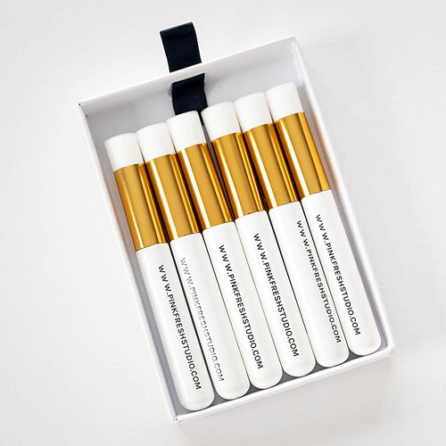 Pinkfresh Studio - Essentials Collection - Blending Brush Set - 0.5 Inch - 6 Pack