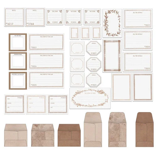 49 and Market - Color Swatch Toast Collection - Envelope Bits