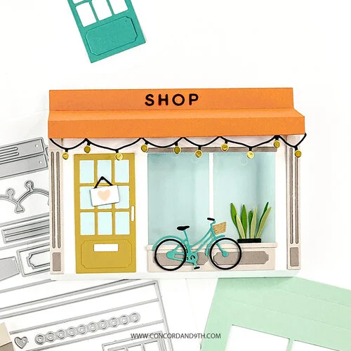 Concord and 9th - Shoppe Collection - Dies - Window Shoppe Pop-Up Base 3 Concord and 9th - Shoppe Collection - Dies - Window Shoppe Pop-Up Base