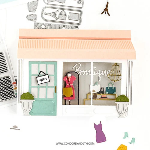 Concord and 9th - Shoppe Collection - Dies - Window Shoppe Pop-Up Base 5 Concord and 9th - Shoppe Collection - Dies - Window Shoppe Pop-Up Base