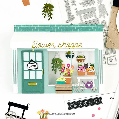 Concord and 9th - Shoppe Collection - Dies - Window Shoppe Pop-Up Base 6 Concord and 9th - Shoppe Collection - Dies - Window Shoppe Pop-Up Base