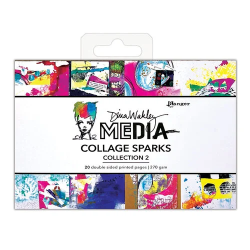 Ranger Ink - Dina Wakley Media - Collage Sparks - Collection 02