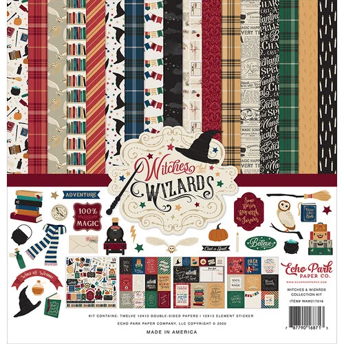 Echo Park - Witches and Wizards Collection - 12 x 12 Collection Kit 1 Echo Park - Witches and Wizards Collection - 12 x 12 Collection Kit