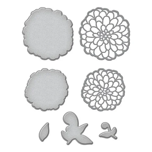 Spellbinders - Simon Hurley - Etched Dies - Darling Dahlias 1 Spellbinders - Simon Hurley - Etched Dies - Darling Dahlias