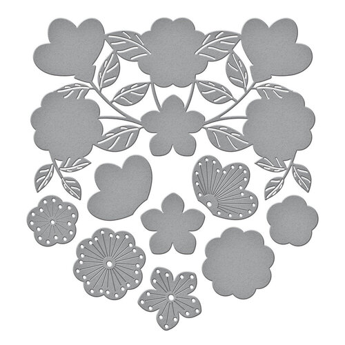 Spellbinders - Etched Dies - Floral Flip Frame 1 Spellbinders - Etched Dies - Floral Flip Frame