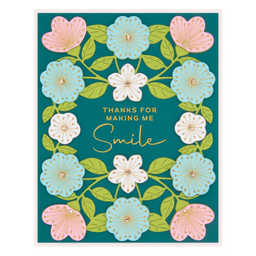 Spellbinders - Etched Dies - Floral Flip Frame 4 Spellbinders - Etched Dies - Floral Flip Frame