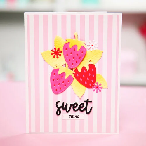 Scrapbook.com - Berry Sweet Bundle - Dies, Stamps, Paper