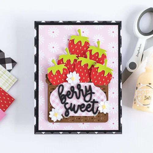 Scrapbook.com - Berry Sweet Bundle - Dies, Stamps, Paper