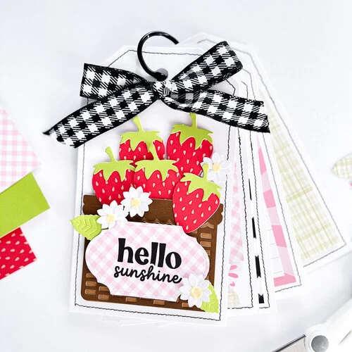 Scrapbook.com - Berry Sweet Bundle - Dies, Stamps, Paper