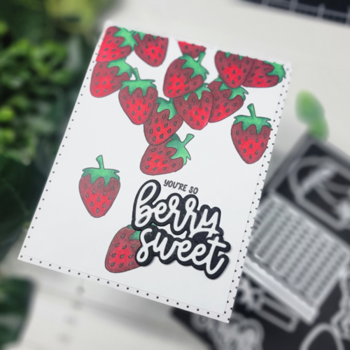 Scrapbook.com - Berry Sweet Bundle - Dies, Stamps, Paper