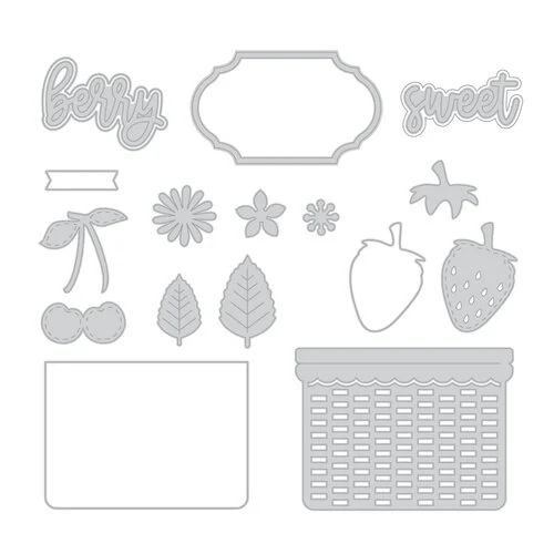 Scrapbook.com - Berry Sweet Bundle - Dies, Stamps, Paper