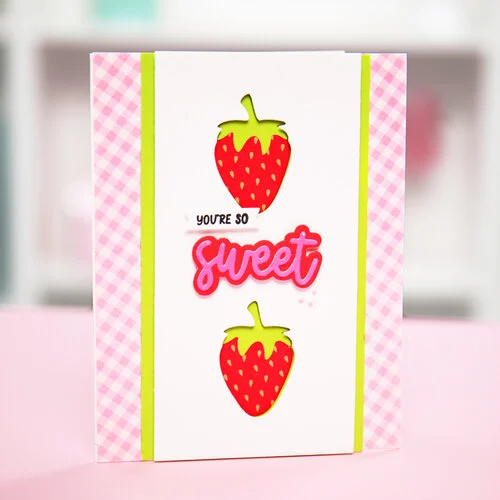 Scrapbook.com - Berry Sweet Bundle - Dies, Stamps, Paper