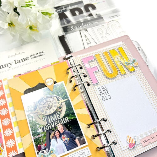 Scrapbook.com - Clear Photopolymer Stamp Set - Bold Letters - Large - Solid A-K