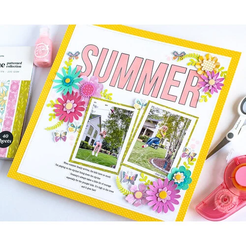 Scrapbook.com - Clear Photopolymer Stamp Set - Bold Letters - Large - Solid A-K