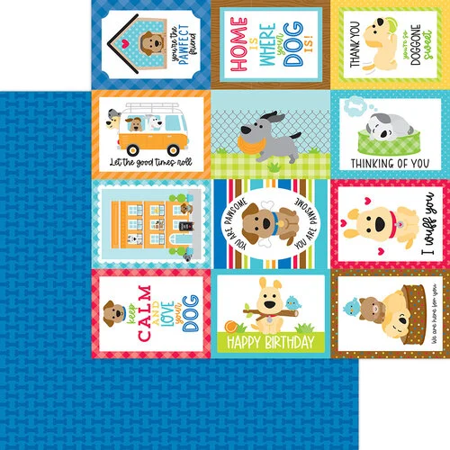Doodlebug Design - Doggone Cute Collection - 12 x 12 Double Sided Paper - Good Boy 1 Doodlebug Design - Doggone Cute Collection - 12 x 12 Double Sided Paper - Good Boy