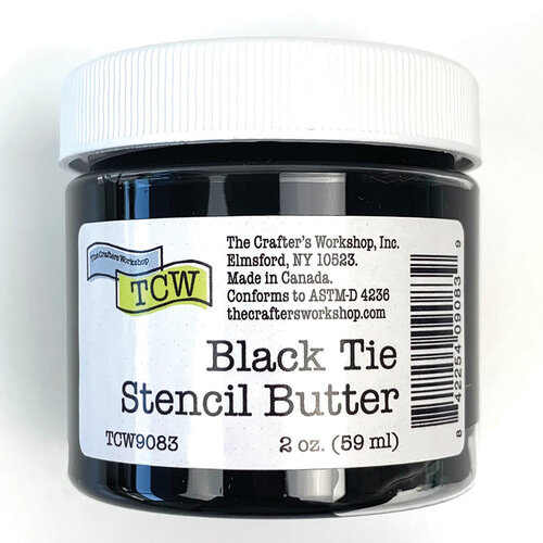 The Crafter's Workshop - Stencil Butter - Black Tie 1 The Crafter's Workshop - Stencil Butter - Black Tie