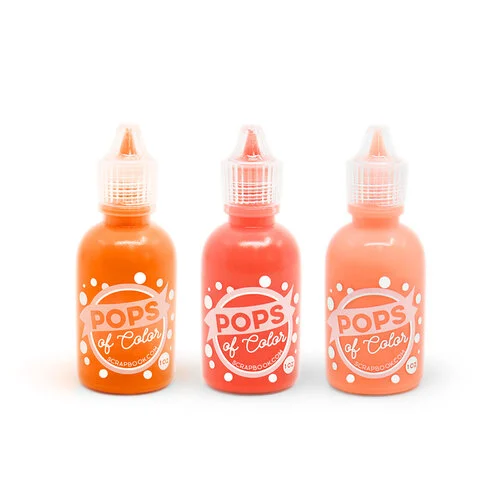 Scrapbook.com - Pops of Color - Gloss - Orange Bundle - 1oz - 3 pack 1 Scrapbook.com - Pops of Color - Gloss - Orange Bundle - 1oz - 3 pack