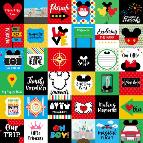 Scrapbook Customs - Magical Collection - 6 x 6 Paper Pack - Magical 02 12 Scrapbook Customs - Magical Collection - 6 x 6 Paper Pack - Magical 02