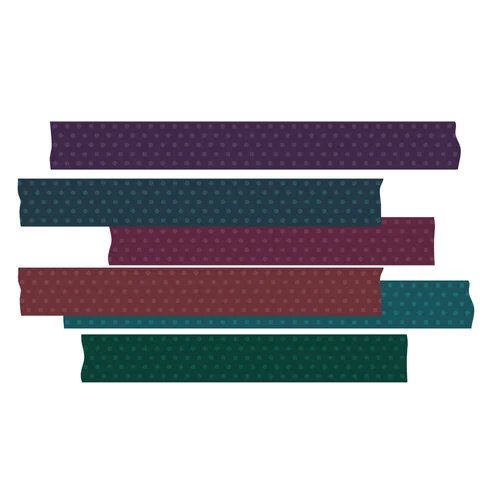 Simple Stories - Color Vibe Collection - Washi Tape - Darks 2 Simple Stories - Color Vibe Collection - Washi Tape - Darks