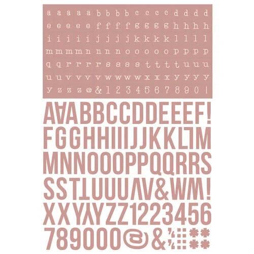 Simple Stories - Color Vibe Collection - Sticker Book - Alpha - Boho