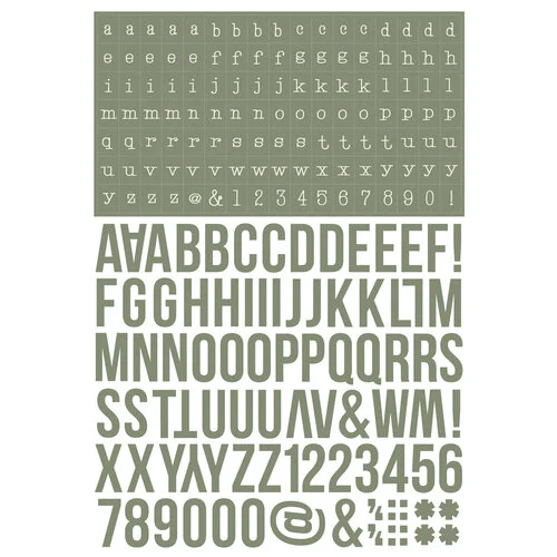 Simple Stories - Color Vibe Collection - Sticker Book - Alpha - Boho