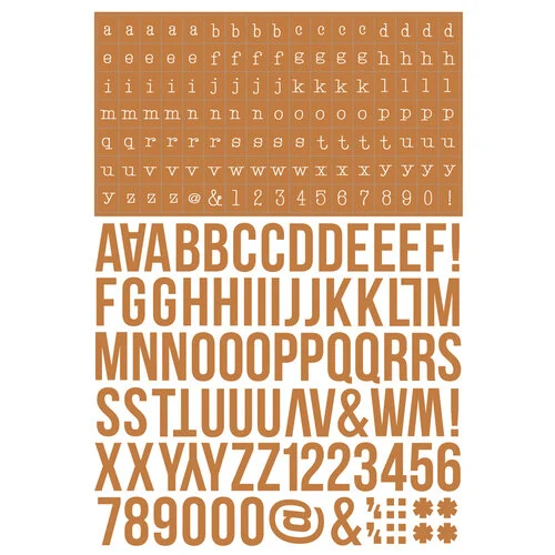 Simple Stories - Color Vibe Collection - Sticker Book - Alpha - Boho