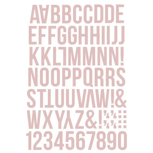 Simple Stories - Color Vibe Collection - Sticker Book - Alpha - Boho