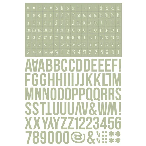 Simple Stories - Color Vibe Collection - Sticker Book - Alpha - Boho