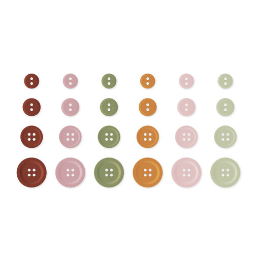 Simple Stories - Color Vibe Collection - Buttons - Boho 2 Simple Stories - Color Vibe Collection - Buttons - Boho
