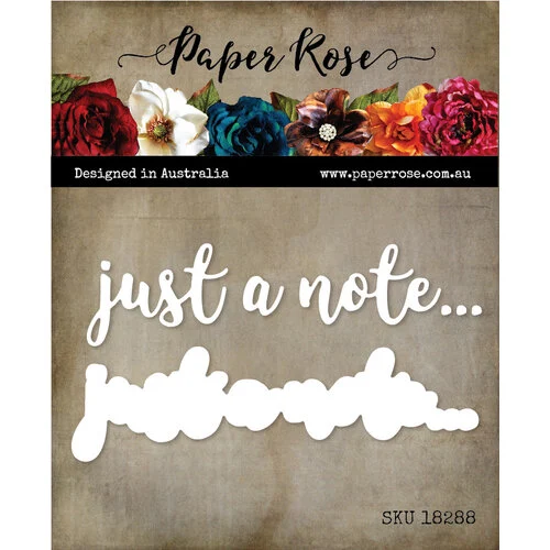 Paper Rose - Dies - Just a Note Layered