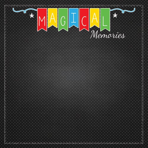 Scrapbook Customs - Magical Collection - 12 x 12 Paper Pack - Magical 01