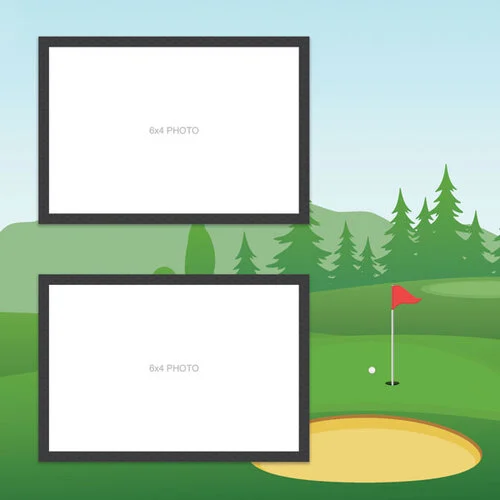Scrapbook Customs - 12 x 12 Double Sided Paper - Golf Right Quick Page 2 Scrapbook Customs - 12 x 12 Double Sided Paper - Golf Right Quick Page