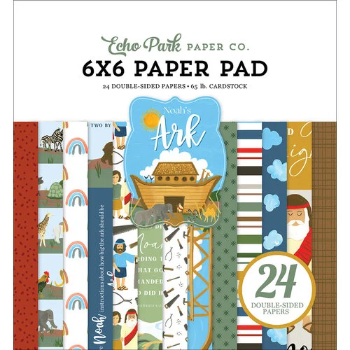 Echo Park - Bible Stories Collection - Noah's Ark - 6 x 6 Paper Pad 1 Echo Park - Bible Stories Collection - Noah's Ark - 6 x 6 Paper Pad