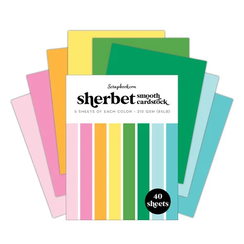 Scrapbook.com - Smooth Cardstock Paper Pad - A2 - Bundle of 6 Paper Pads - 240 Sheets