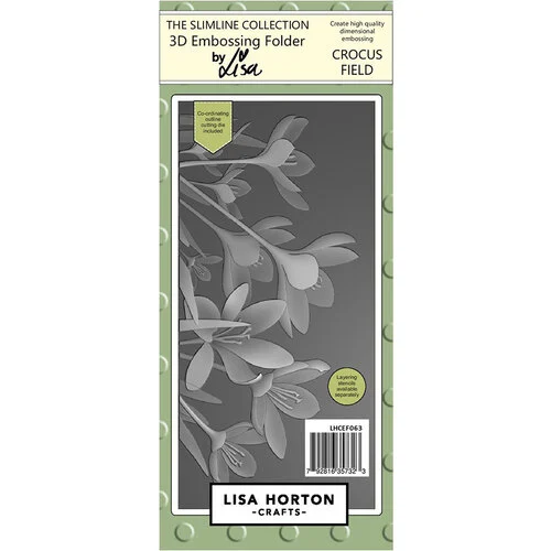 Lisa Horton Crafts - 3D Embossing Folders with Coordinating Dies - Crocus Field 1 Lisa Horton Crafts - 3D Embossing Folders with Coordinating Dies - Crocus Field