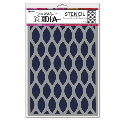 Ranger Ink - Dina Wakley Media - Stencils - Pointed 1 Ranger Ink - Dina Wakley Media - Stencils - Pointed
