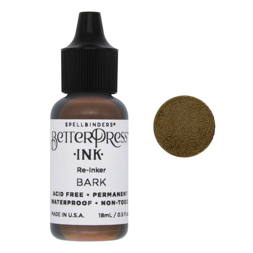 Spellbinders - BetterPress Collection - BetterPress Ink - Reinker - Bark