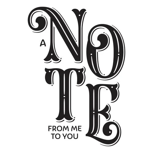 Spellbinders - BetterPress Collection - Press Plates - A Note from Me to You 1 Spellbinders - BetterPress Collection - Press Plates - A Note from Me to You
